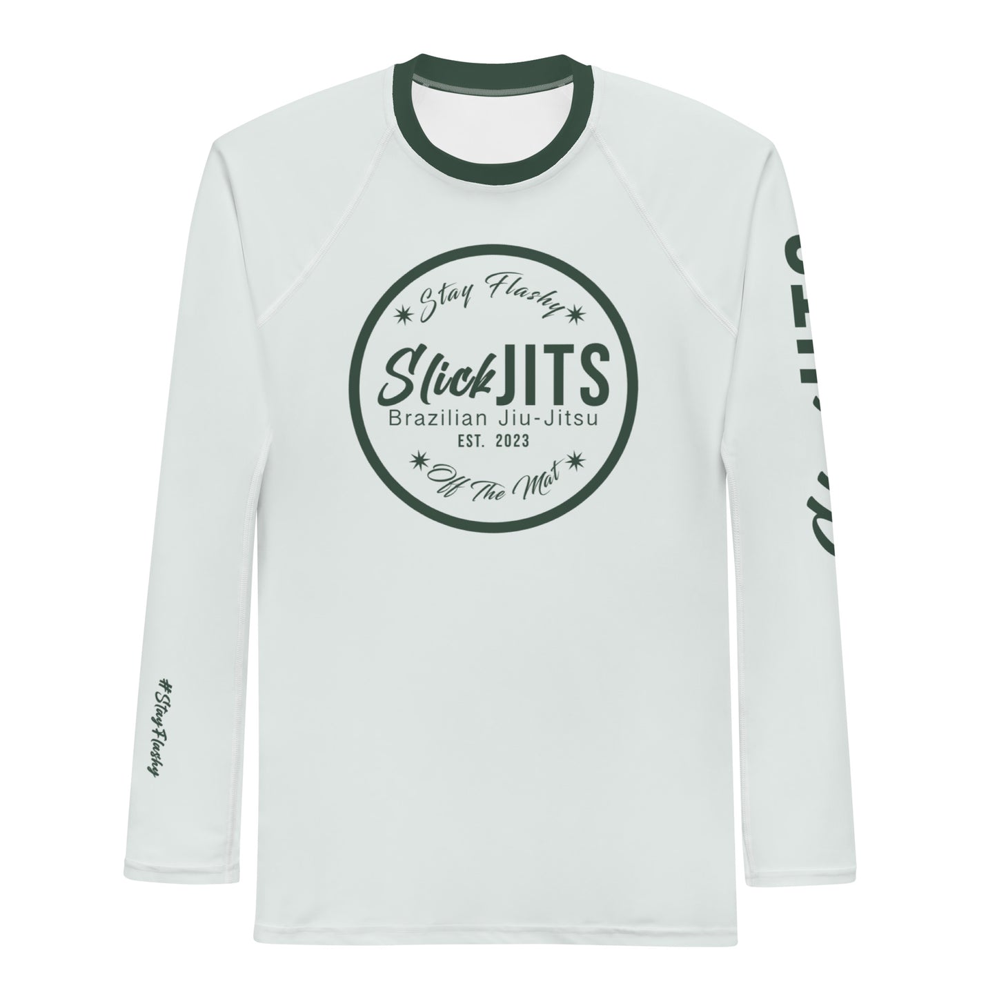 Circle Logo Dark Green/Light Gray RashGuard
