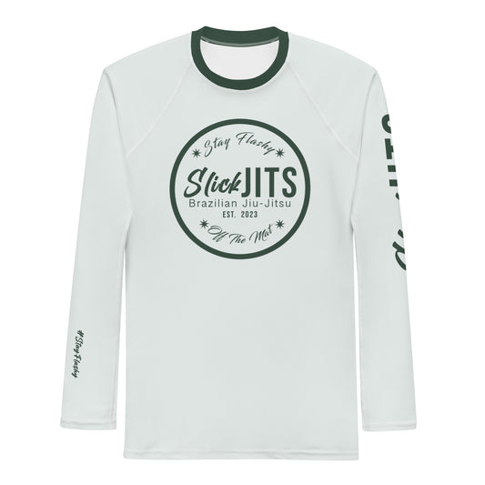 Circle Logo Dark Green/Light Gray RashGuard