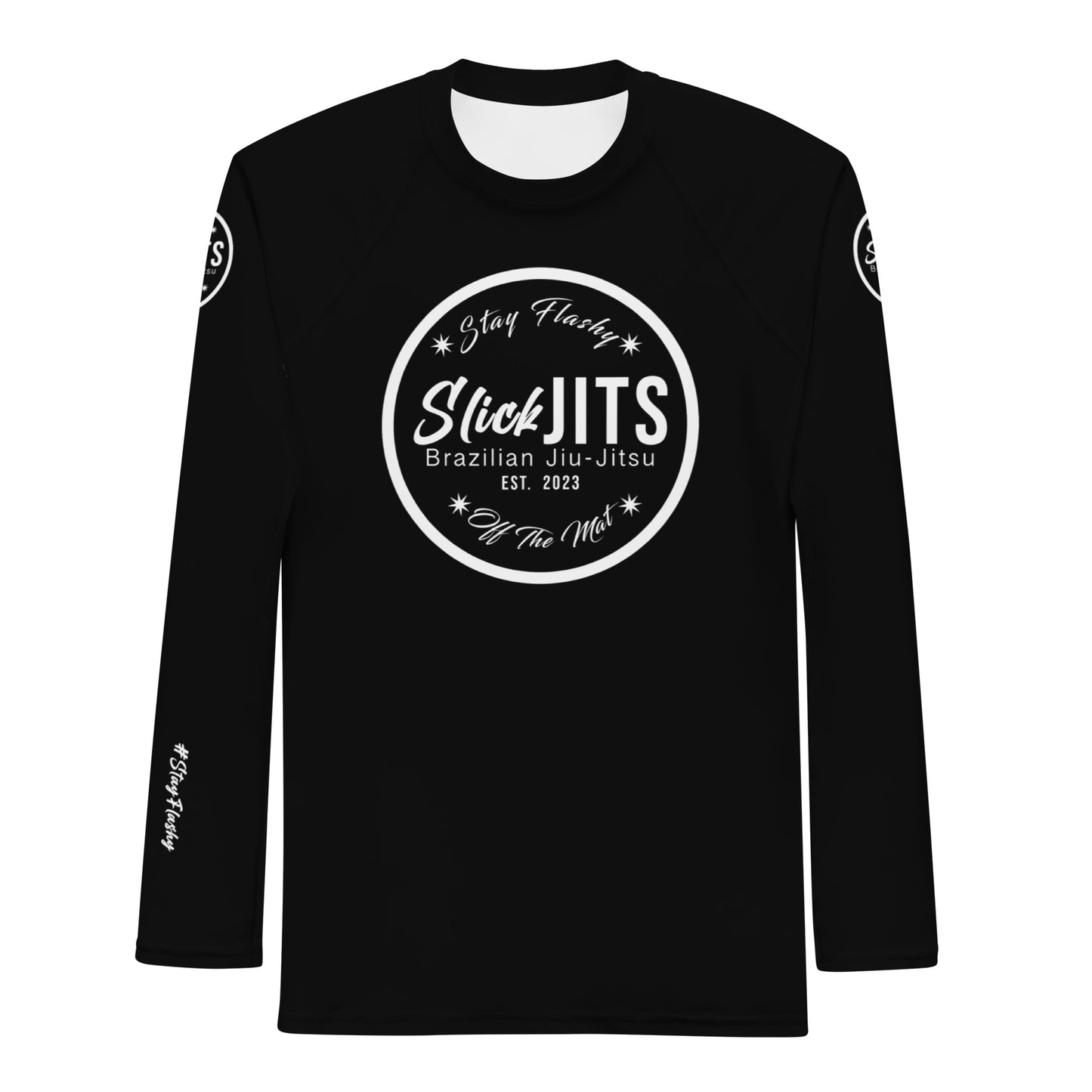 Circle Logo Black RashGuard