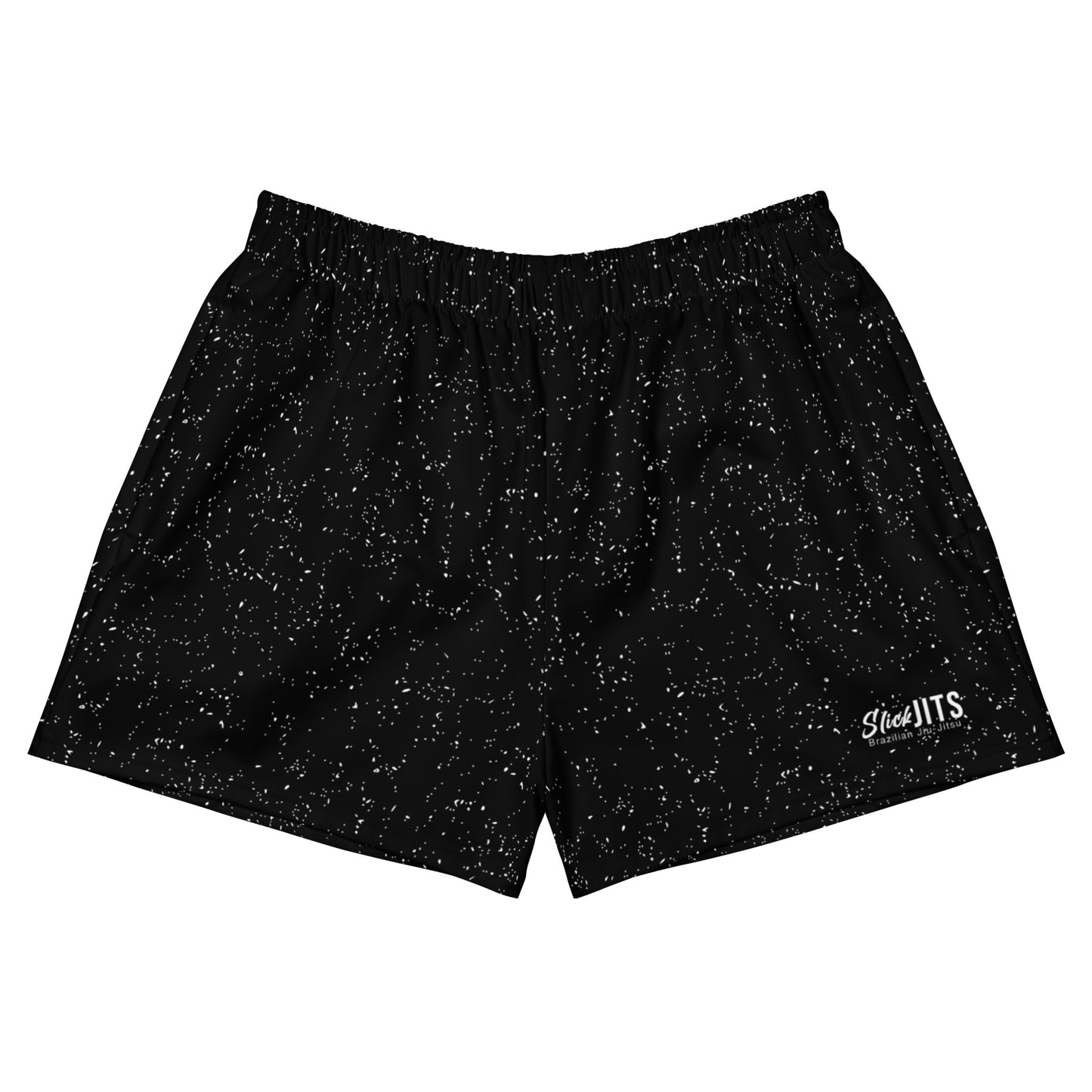 Speckle Black Athletic Shorts