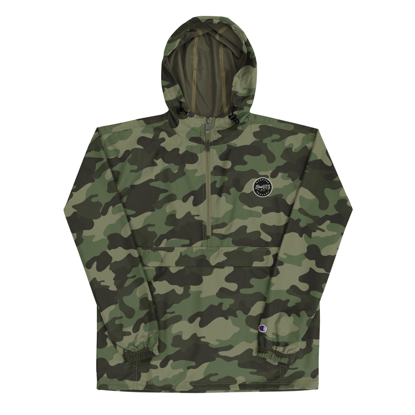 Embroidered Champion Packable Jacket (Circle Logo)