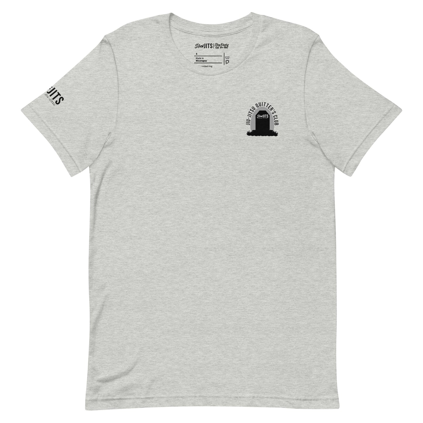 Quitter's Club T-shirt (Black text)