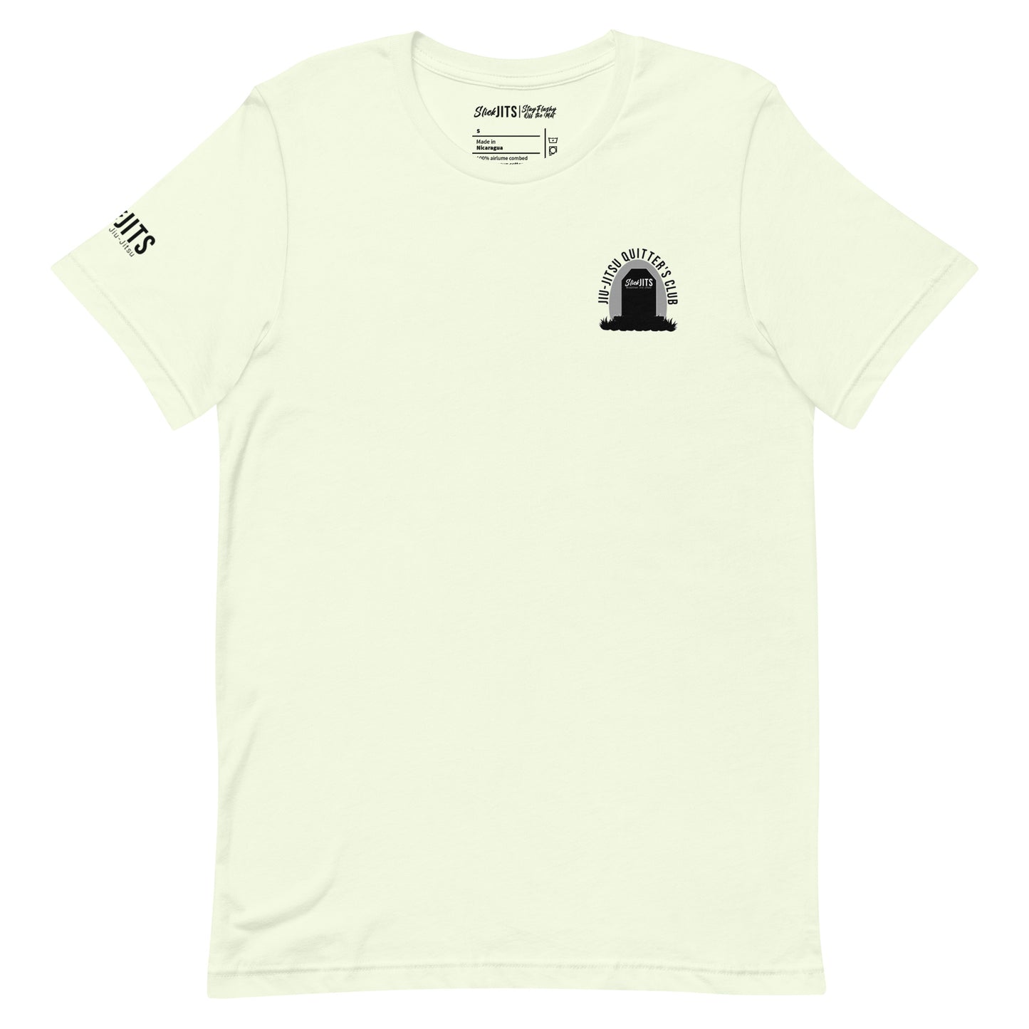 Quitter's Club T-shirt (Black text)