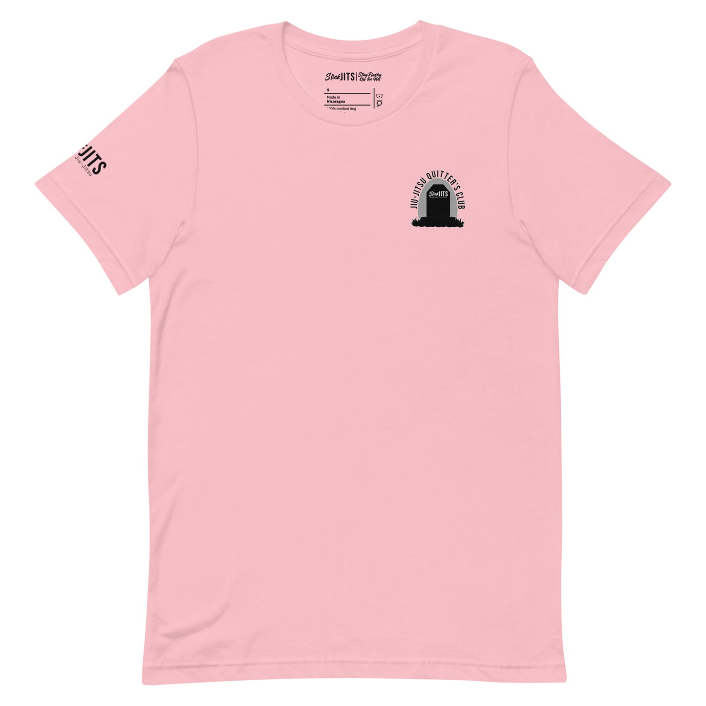Quitter's Club T-shirt (Black text)