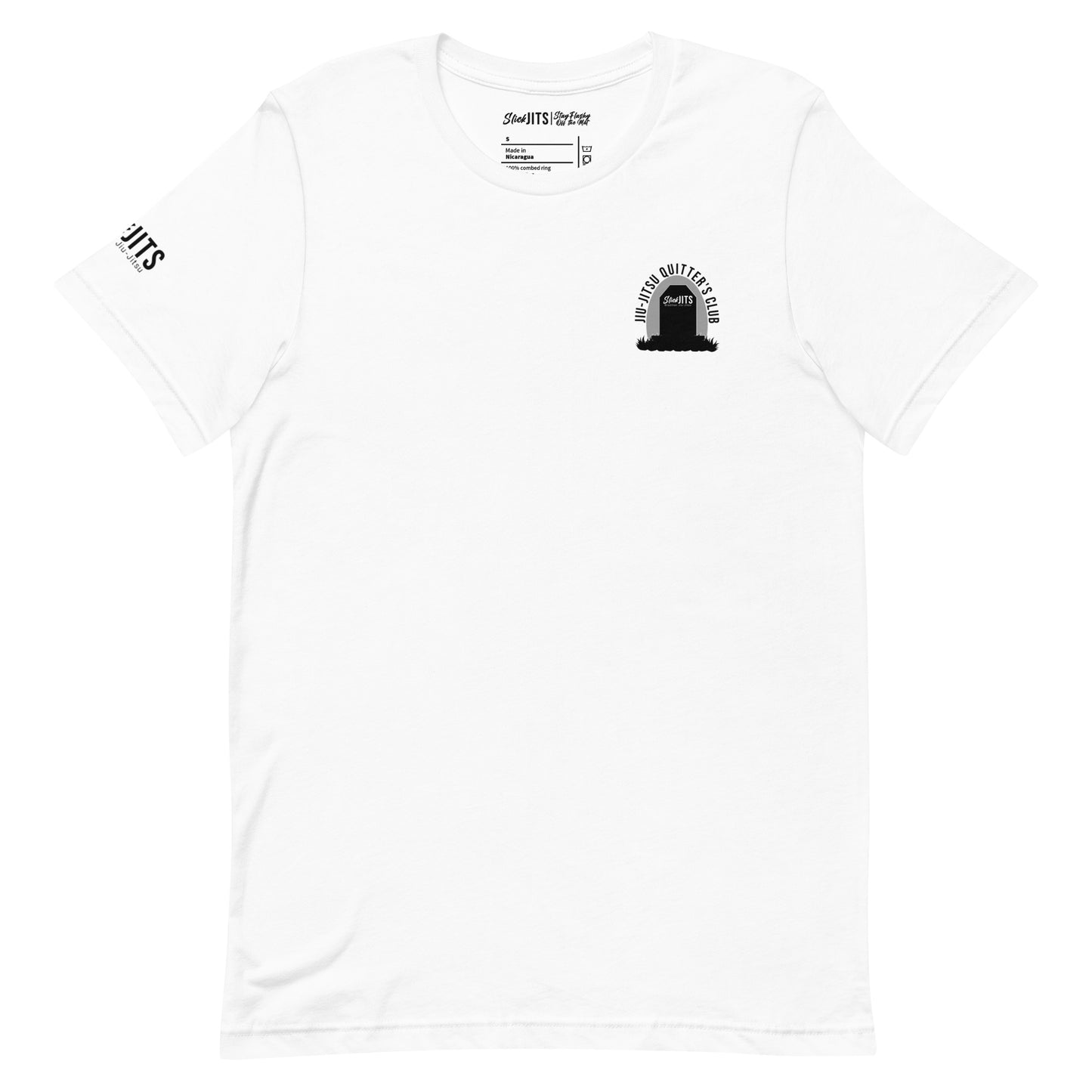 Quitter's Club T-shirt (Black text)
